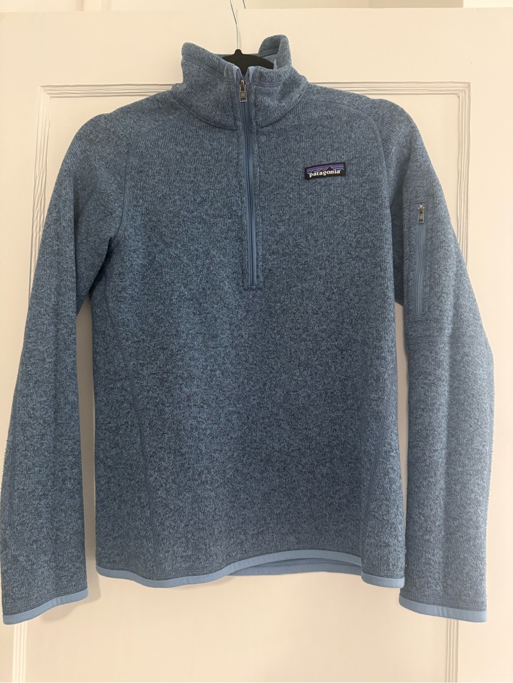 Patagonia Light Blue Women's Better sweater Half-Zip Fleece Pullover